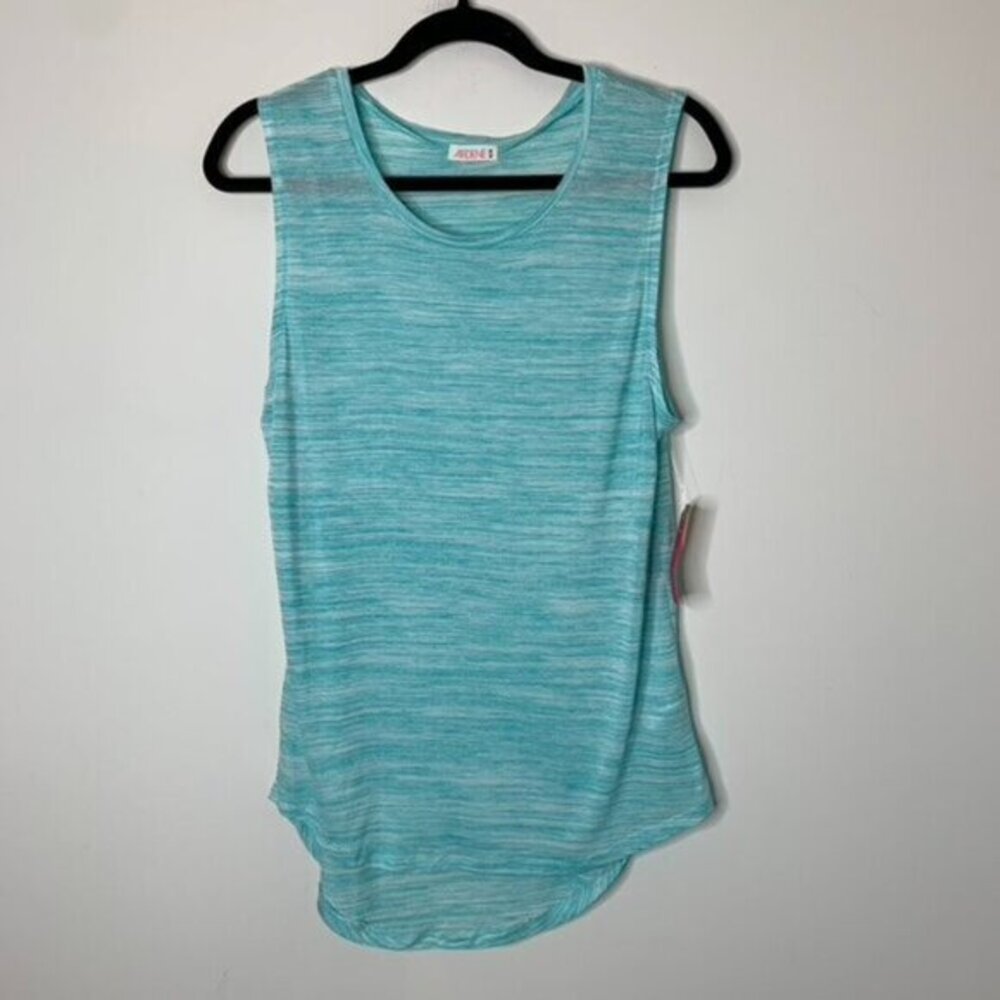 Ardene Women's Tank Top Space dye Sleeveless Blue Teal Size Medium